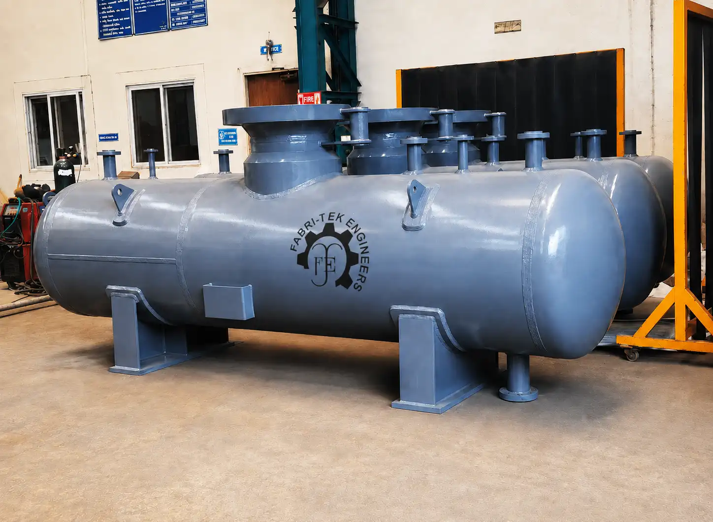 Pressure vessel fabrication by Fabri-Tek Engineers India