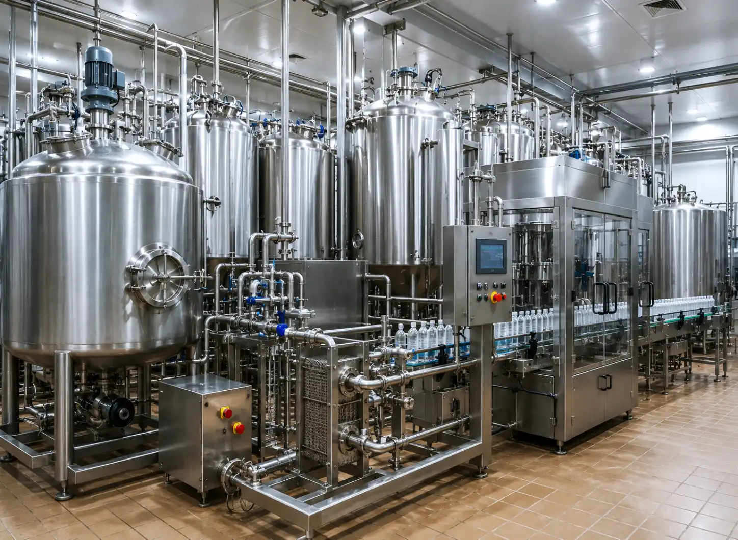Food and beverage process equipment manufactured by Fabri-Tek Engineers