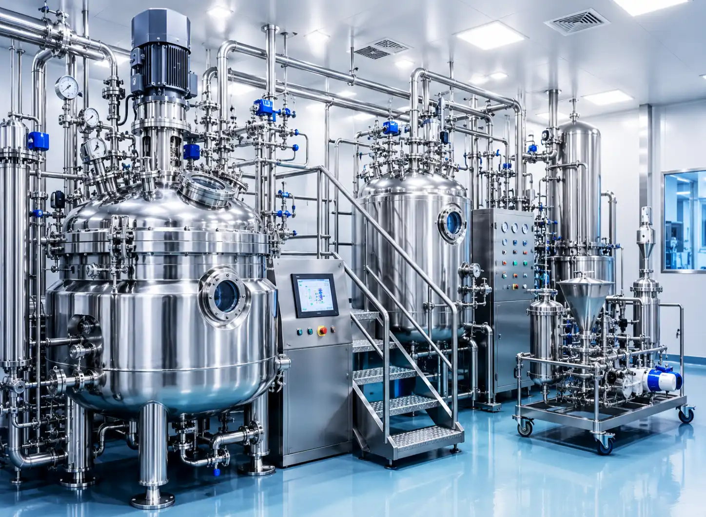 Pharmaceutical process equipment manufactured by Fabri-Tek Engineers