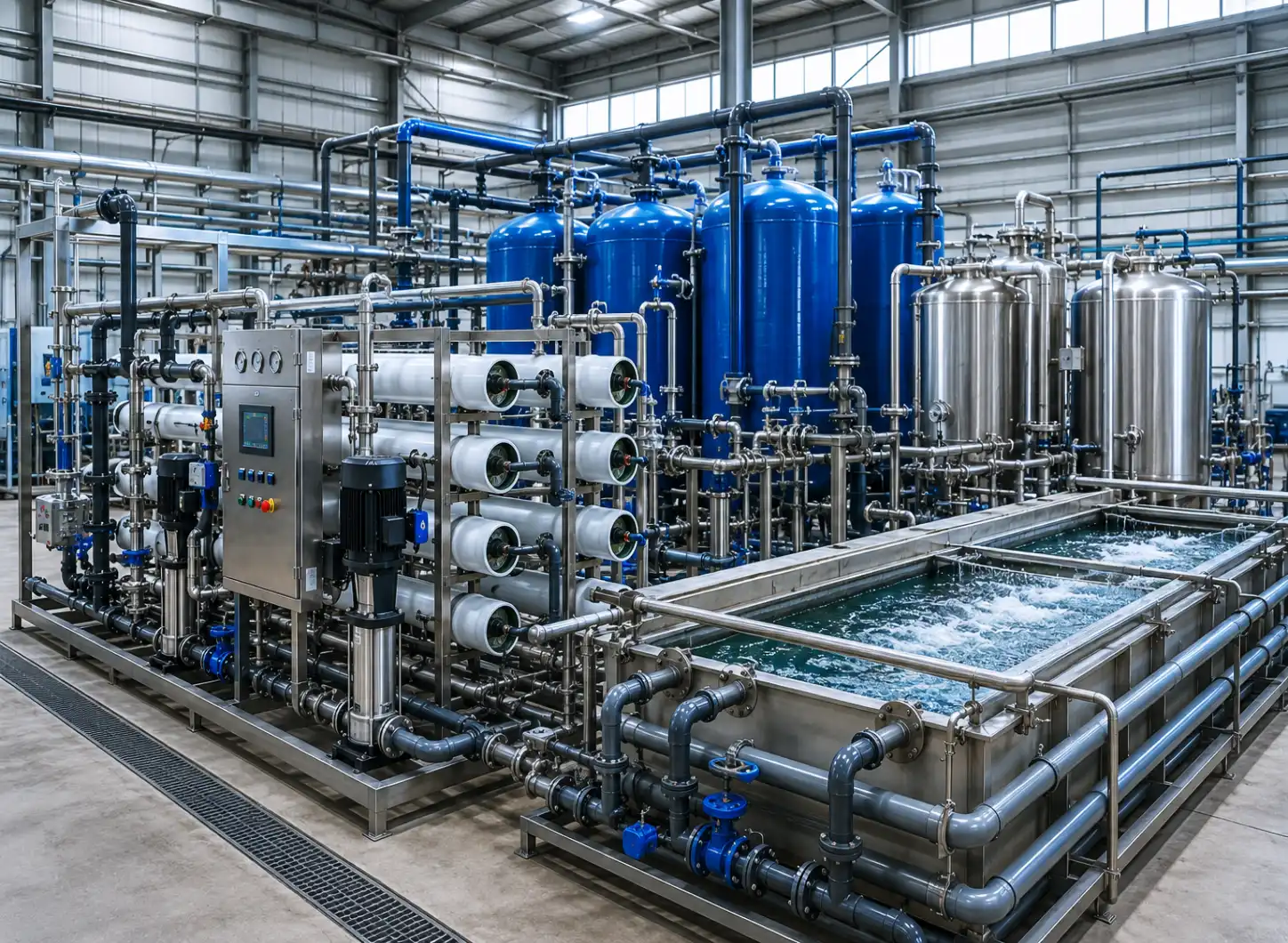 Water treatment equipment fabrication by Fabri-Tek Engineers